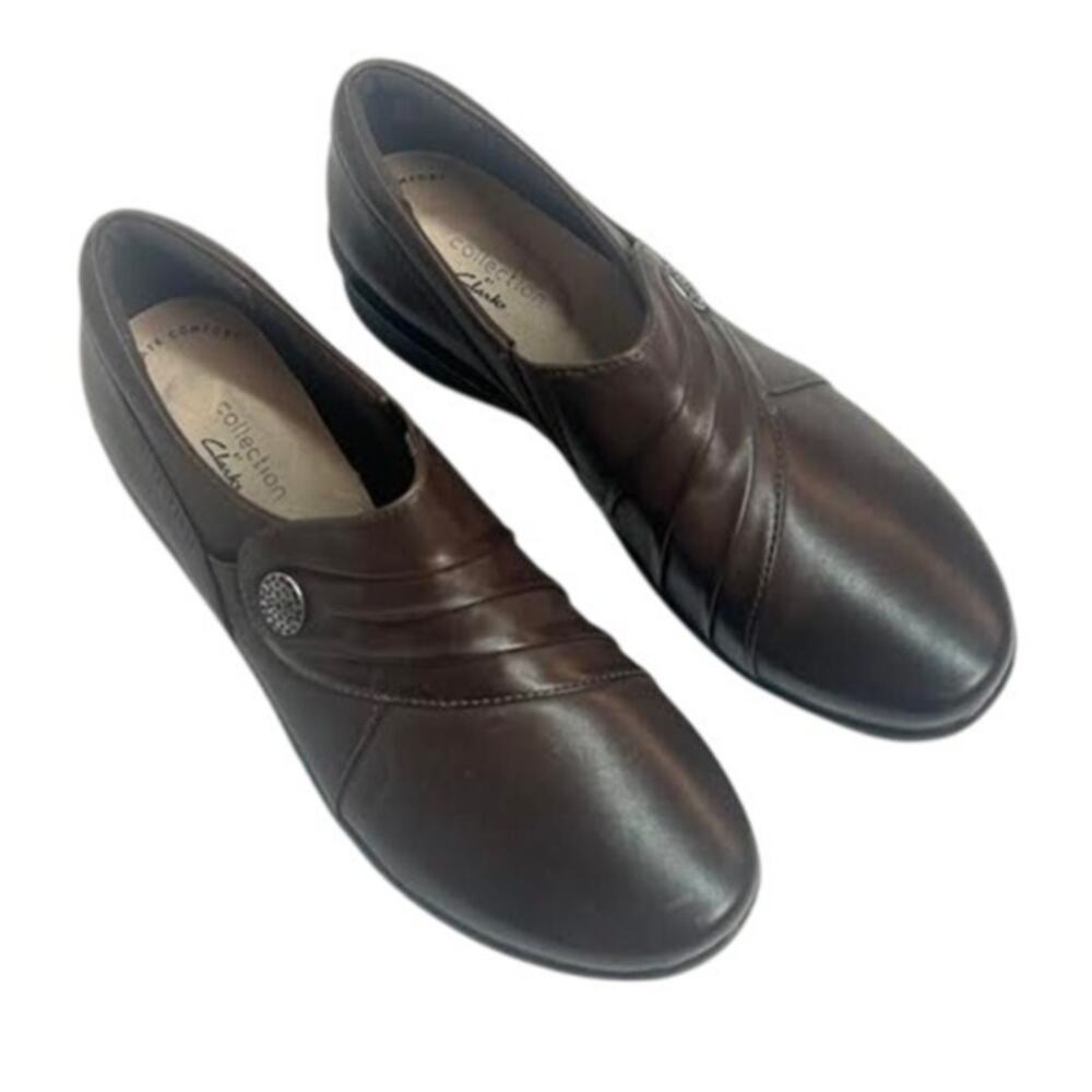 Clarks Women's‎ Hope Roxanne Loafer Brown US-6
